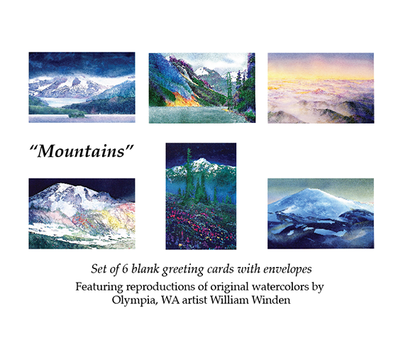 "Mountains" Card Set - William Winden